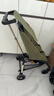 丸丫T2旅行家口袋推车婴儿遛娃神器轻便折叠儿童溜娃丛林绿+枕+垫 实拍图