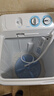 海尔（Haier）双桶洗衣机半自动 家用大件洗 12公斤大容量 一级能效省水电 以旧换新 双缸 原厂品质XPB120-81D2 实拍图
