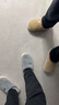 洁丽雅毛绒棉拖鞋秋冬加厚软底男女保暖加绒棉拖鞋浅咖 42/43 实拍图
