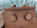 艾即松心实木艾灸盒木制随身灸家用艾条艾熏木盒木质艾炙器具熏蒸仪 实拍图