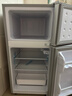 长城（GREAT WALL FRIDGE）家用迷你小冰箱小型冷冻冷藏保鲜宿舍出租房办公室节能省电双开门电冰箱 银色108L【一级能效 全国联保】 实拍图
