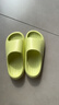朴西新款EVA踩屎感厚底拖鞋女士居家室内情侣拖鞋男 薄荷绿 37-38 实拍图