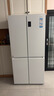 海尔冰箱出品统帅473升四开门双开门十字对开门风冷无霜双变频大容量家用冰箱一级能效白色冰箱双循环 473升一级双变频 三档变温 黑金净化 母婴空间 实拍图