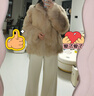 MSBEAST野兽小姐 saga皇冠狐狸毛 莼工晕染立领廓形皮草外套女丨朦胧妙想 晕染月光棕 S 实拍图