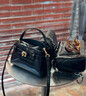 CHARLES&KEITH鳄鱼纹凯莉包手提斜挎婚包包女包生日礼物CK2-50270880-1 Black黑色 S 实拍图