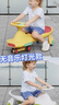 babycare扭扭车防侧翻儿童溜溜车摇摇车宝宝滑行玩具车3-6岁 洛克黄音乐款 实拍图