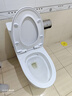 九牧（JOMOO）马桶家用一级水效防臭卫浴虹吸式马桶坐便器大冲力抗菌卫生间坐厕 【50大管径-无棱内壁】11368 305坑距(2515城包安装) 实拍图