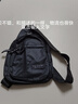 【京东物流】运动便携男女胸包单肩斜挎骑行健身训练瑜伽帆布包 黑色-双层 实拍图