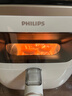 飞利浦（PHILIPS）海星空气炸锅 家用5.6L实用大容量 可视免翻面 智能触屏 多功能全自动 送礼 HD9257/20  实拍图