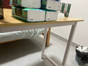 舒客艺家 电脑桌台式小户型小桌子家用学习桌写字办公书桌电竞长条桌子 木纹白架单桌80*50*74 加固电脑桌 实拍图