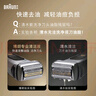 博朗（BRAUN）剃须刀刮胡刀配件CCR4/CCR6清洁液（适用博朗清洁中心通用）杀菌清洁便携男士生日礼物 【养护4盒装】 实拍图
