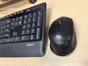 罗技（Logitech）MK345无线办公键鼠套装 宽大掌托 舒适键入体验 全尺寸 带无线2.4G接收器 黑色 实拍图