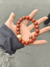 石玥珠宝精品11-12mm凉山南红玛瑙手串本命年转运珠手链男女士款礼物 实拍图