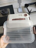京东京造 饺子冰箱收纳盒 食品接触级包水饺馄饨冷冻收纳盒 （四层一盖） 实拍图