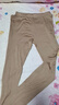 金三塔秋裤100%桑蚕丝单裤打底裤1NZF8C801 经典灰褐-秋裤 L 实拍图
