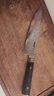 京东京造 菜刀 刀具家用切菜切肉片【进口67层大马士革钢材】主厨刀 实拍图