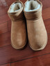 红蜻蜓雪地靴女秋冬加绒百搭棉鞋保暖短靴女靴WLC43470棕色39 实拍图