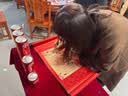 德双曼订婚背景板布置全套2026新款订婚宴kt板装饰迎宾牌高级仪式感气球 【定制款】梧竹映月-基础款-送金丝绒桌布 实拍图