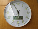 鹏创夜光挂钟卧室创意钟表客厅石英钟家用时钟轻奢现代壁钟挂表挂墙 实拍图