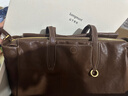 Songmont山下有松循迹系列见物旅行包植鞣皮公文包【李娜同款】 檀棕 中号 预售23天 实拍图