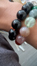 普陀山乌金黑曜石手串男补水事业护身男女情侣手串护身符生日礼物 实拍图