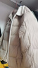 坦博尔轻薄羽绒服女短款翻领宽松舒适衬衫式女士外套330226D 椰奶咖160 实拍图