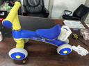 儿童平衡车1-3岁宝宝滑行车溜溜车学步车扭扭车三轮车礼物玩具 清新蓝 升级款 声光音乐+水壶架 实拍图