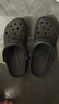 卡骆驰（CROCS）洞洞鞋贝雅男鞋女鞋轻便耐磨一脚蹬拖鞋休闲鞋|10126 黑色-001 40 (250mm) 实拍图