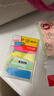 得力（deli）100张5色荧光膜指示标签贴  43*12mm箭头款分类索引便利贴记事贴9064 实拍图