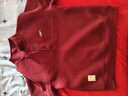 美式休闲POLO立领卫衣男新款春秋款重磅男装宽松大码潮牌内搭衣服 八佳-WY11-红色 2XL -体重135-155斤 实拍图