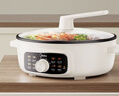 美的（Midea）家用电饼铛烙饼锅 三明治机早餐煎烤机电火锅 电炒锅烤肉锅 65mm加深 多功能锅 抗菌电煎锅JKE3062 实拍图