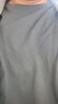 立蒙（LIMENG）男女装素色180g全棉短袖t恤圆领宽松体恤打底衫 浅灰 3XL 实拍图
