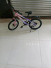 凤凰山地自行车男女变速山地车碟刹青少年儿童自行车学生单车 星际 粉紫【单速+辐条轮】 20寸【适合125-160cm】 实拍图