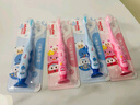 舒客宝贝儿童牙刷套装护齿细毛软毛小刷头2-3-6-12岁底部带吸盘设计4支装 实拍图