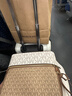 MICHAEL KORS迈克高仕 MK Rhea Zip 中号老花通勤包 咖色/橡果棕/香草白 中号 实拍图