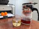 天喜（TIANXI）玻璃茶壶泡茶壶飘逸杯茶具套装大容量茶水分离水杯泡茶杯过滤茶壶 500ml+2小茶杯 实拍图