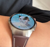 HUAWEI WATCH 5 46mm高端款航天级钛合金表壳木星棕素皮复合表带首创X-TAP智感窗eSIM通信华为智能手表 实拍图