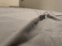 京东京造 悦柔床笠 120g加厚耐用磨毛A类床罩床垫保护套 1.8米床 科技灰 实拍图