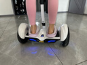 领奥电动儿童智能平衡车3-6-12岁体感10岁到15岁以上腿控成年人两轮自动手扶双轮新款平行车 K6旗舰白54V【三控+APP+炫光轮】 实拍图