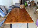 实木书桌面定做桌面板吧台板办公电脑桌餐桌飘窗台面板实木板定制 松木-榆木-白蜡木-胡桃木-定制 实拍图