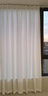 铭聚布艺（MINGJU）幻影纱帘 透光不透人客厅阳台挂钩白色窗纱4.0米宽*2.5米高1片 实拍图