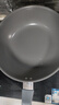 三禾炒锅不粘锅炒菜锅煎炒锅多功能炒锅平底钛锅钻石钛陶锅黛青蓝28cm 实拍图
