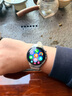 HUAWEI WATCH 5 42mm基础款不锈钢表壳金星白素皮复合表带X-TAP智感窗eSIM通信手表华为智能手表watch5 实拍图