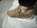 西域骆驼男鞋秋冬2025新款透气防臭休闲鞋轻便舒适一脚蹬运动阿甘鞋男 咖色 40 标准尺码 实拍图
