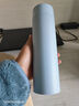 米家旋盖杯 保温杯 316不锈钢真空水杯 便携大容量咖啡杯 500ml雾蓝色 实拍图
