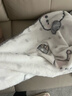 洁丽雅新款加厚保暖6D立体雪花绒系列-毛毯 礼物小狗1.5*2 实拍图
