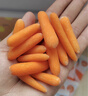 贝蓓芯轻食水果胡萝卜开袋即食手指胡萝卜新鲜生吃蔬菜零食低脂小萝卜 45gx6袋 实拍图