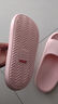 京东京造【泡泡云】踩屎感厚底轻盈防滑外穿拖鞋新款拖鞋女士 浅粉39-40 实拍图