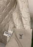 优衣库童装男童女童PUFFTECH空气棉服便携式外套可机洗478125 01 乳白色 150 实拍图
