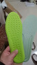 艾草防臭鞋垫吸汗透气军训超软久站不累减震运动舒适踩屎感防痛 1双-艾草吸汗防臭鞋垫灰色 43-44 实拍图